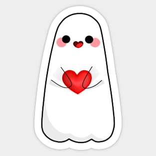 Ghost in love Sticker